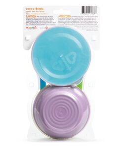 Munchkin® Love-a-Bowls™ 10 Piece Baby Feeding Set, Includes Bowls with Lids and Spoons, Multicolor 31 71B5ylKe4nL