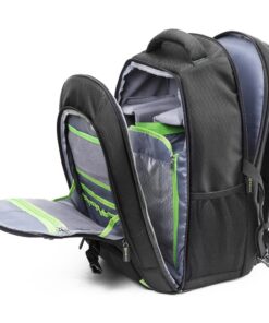 Evecase Large DSLR Camera/Laptop Travel Backpack Bag w/Rain Cover for Mirrorless, 4/3 Micro Four Third, Compact, Interchangeable Lens Digital Camera 18*12*8 inch Black 49 71B6M29xfUL