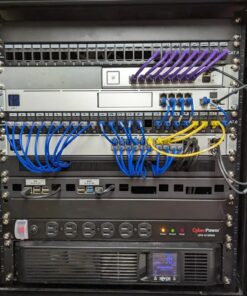 Cable Matters Rackmount or Wall Mount 1U 24 Port Keystone Patch Panel with Cable Management and Support Bar (19-inch Blank Patch Panel for Keystone Jacks/Keystone Panel) 1U (24-Port) 35 71B7OXsT9qL