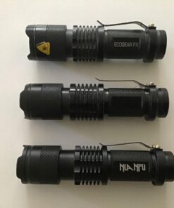 5 Pack SK-68 3 Modes Handheld Mini Cree Q5 LED Flashlight Torch Tactical Lamp 7w 300lm Adjustable Focus Zoomable Light 41 71B7OoOPNXL
