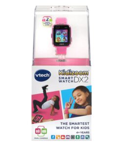 VTech KidiZoom Smartwatch DX2, Pink Standard Packaging 25 71B7RnxKeaL