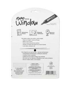 EXPO Neon Dry Erase Markers, Bullet Tip, Assorted Colors, 5 Count 1 28 71B7VR7MzqL