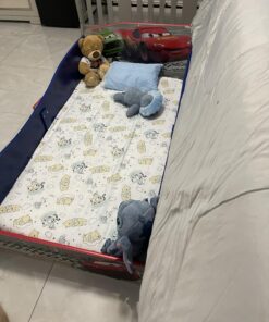 Delta Children Wood Toddler Bed - Greenguard Gold Certified, Disney/Pixar Cars 33 71B7yqRp94L