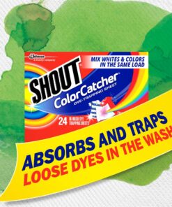 Shout Color Catcher Sheets for Laundry, Maintains Clothes Original Colors, 72 Count 72 Count (Pack of 1) 28 71B8GIB9pWL