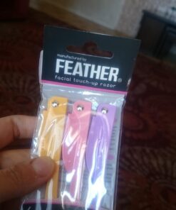 Feather Flamingo Facial Touch-up Razor Pack of 3 Razors 16 71B8LZGGpL