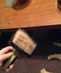 The Pet Portal Self Cleaning Dog Brush for Shedding Slicker Brush Cat Long Haired Pet Brush Grooming Deshedding Supplies - Small Pets Black 34 71B8f4Qq3L