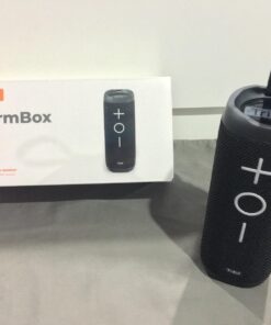 Tribit StormBox Bluetooth Speaker - 24W Portable , 360° Full Surround Sound, Enhanced Bass, Wireless Dual Pairing, IPX7 Waterproof, 20-Hour Playtime, 66ft Bluetooth Range Outdoor Speaker black 36 71B8knhukNL