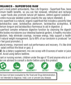 Raw Life Organics Green Juice Powder Organic Superfoods - 30 Servings - Support Immune System - 2.5bn Probiotics - Support Gut Health 6 71B8xZzxzGL