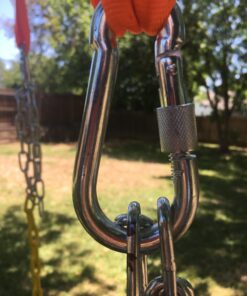 Tree Swing Hanging kit Straps, (Set of 2) Extra Long 10tf Each. Super Strong 5,000lbs + 2 Carabiners. for Swing Sets, Web Swings, Hammock & Tire Swing 38 71B916fI8XL