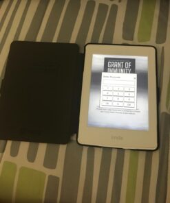 Fintie Slimshell Case for 6" Kindle Paperwhite 2012-2017 (Model No. EY21 & DP75SDI) - Lightweight Protective Cover with Auto Sleep/Wake (Not Fit Paperwhite 10th & 11th Gen), Love Tree 50 71B9ZSKqy L 1