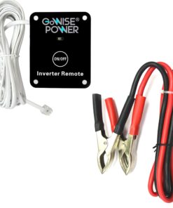 GoWISE Power 600W Pure Sine Wave Inverter 12V DC to 115V AC with 2 AC Outlets + 1 5V USB Port and 2 Clamp Cables (1200W Peak) PS1001 22 71B9urpJbgS