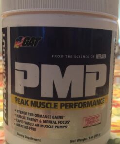 GAT SPORT PMP (Peak Muscle Performance), Pre-Workout, 30 Servings (Raspberry Lemonade) Raspberry Lemonade 17 71BAPWeIk L