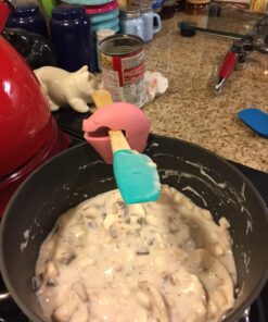 Fox Run Pink Pig Silicone Pot Clip Spoon Rest, 2.25-Inches, Cooking Utensil Holder,6480 28 71BBJwoaQ8L