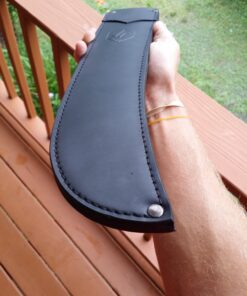 Condor Tool & Knife Golok Machete with Leather Sheath | Heavy Duty Machete | High Carbon Steel | Walnut Handle | Hand Crafted Leather Sheath | Tactical Machete | 0.2in Thick | 14.5in Blade | 30.7oz 1 28 71BGruBAo9L 1