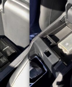 Vesul Center Console Armrest Storage Box Compatible with Honda Accord Sedan 2013 2014 2015 2016 2017 ABS Tray Insert Organizer Glove Pallet Black 2013-2017 Accord 50 71BI57XXveL