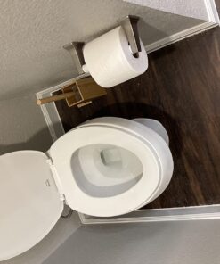 iDesign Formbu Bamboo Toilet Bowl Brush and Holder Set - 3.6" x 3.6" x 17.5" 17 71BIaTmYPRL