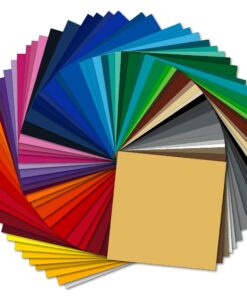 ORACAL Oracal-651-61 Starter Pack 651 12" X 12" Self Adhesive Vinyl Sheets. (61 Colors). for Cricut, Silhouette Cameo, Craft Cutters, Assortment, Count