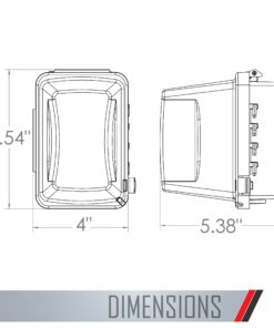 TayMac MM710C, 4 3/4-Inches Deep, Clear Finish, 1 Gang Deep JUMBO 28 71BJN3MPUQL