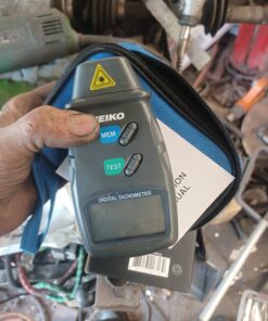 NEIKO 20713A Digital Tachometer, Noncontact Laser Photo Sensor with 2.5 to 99,999 RPM Accuracy, RPM Gauge Marker with Batteries Included 23 71BJQKayGDL