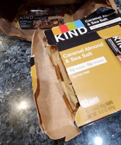 KIND Bars, Caramel Almond & Sea Salt, Healthy Snacks, Gluten Free, Low Sugar, 6g Protein, 12 Count 12 Count (Pack of 1) 29 71BJxbsKuL