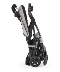 Kolcraft Cloud Plus Lightweight Easy Fold Compact Toddler Stroller and Baby Stroller for Travel, Large Storage Basket, Multi-Position Recline, Convenient One-hand Fold, 13 lbs - Slate Gray Slate Grey (Wheel Color May Vary) 25 71BKhpMzldL