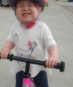 Strider 12” Classic Bike - No Pedal Balance Bicycle for Kids 18 Months to 3 Years - Includes Built-In Footrest, Handlebar Grips & Flat-Free Tires Pink 33 71BLWrrIQYL