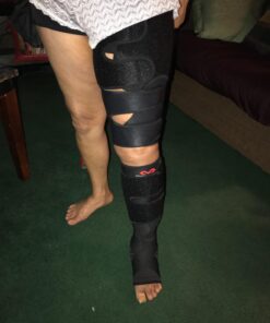 Adjustable Thigh Brace Support, Quadriceps Support and Thigh Wraps for Men and Women. Unisex Breathable Neoprene Non-Slip Hamstring Compression Sleeve 15 71BMeC0ZgFL