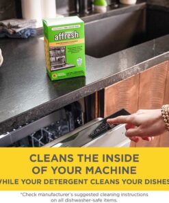 Affresh W10549851 Dishwasher Cleaner 6 Tablets Formulated to Clean Inside All Machine Models, Count Carton 39 71BMsxE8JlL