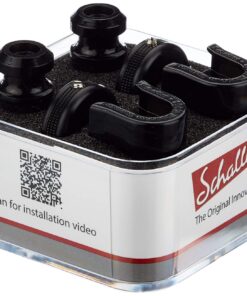 Alternative view of Schaller 14010401 Security Straplocks, Black Chrome