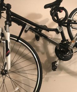 Ibera Bike Wall mount - Horizontal Indoor Bike Rack for 1 Bicycle I Bike rack garage - Keep you Bike Safe & Secure and save Space with Bike hangers for garage, bike hooks for garage wall, bike hanger Bike Hanger - 1 Pack 47 71BOhRckZtL