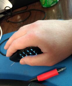 Logitech G600 MMO Gaming Mouse, RGB Backlit, 20 Programmable Buttons, Black 48 71BOt1TvhnL