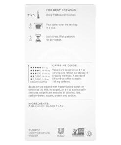 TAZO Tea Bags, English Breakfast Tea, 20 Count (Pack of 6) 7 71BPCyF7u5L