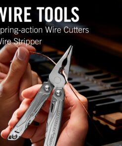 LEATHERMAN, Wingman Multitool with Spring-Action Pliers and Scissors, Stainless Steel with Nylon Sheath 46 71BPYQPXt L