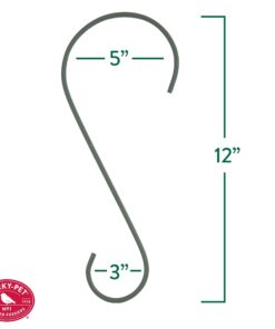 Perky-Pet 67AK Metal Hook for Bird Feeders, 12-Inch 3-Pack 12 71BQMuNLPyL