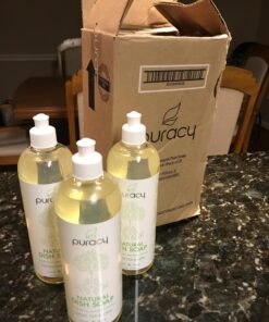 Puracy Dish Soap, Green Tea & Lime, Care for Your Dishes and Your Hands, 99.96% Plant-Based, Natural Liquid Dishwashing Detergent, Skin Friendly Sulfate-Free Kitchen Soap, 16 Fl Oz (Pack of 3) 16 Fl Oz (Pack of 3) 37 71BRE3ssXZL