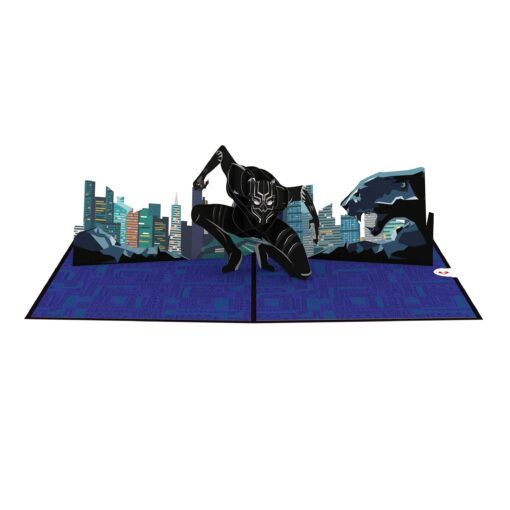 Lovepop Marvel Black Panther Father's Day 3D Pop Up Greeting Card, 1 Ct, 5 X 7 Inches, Gifts For Dad