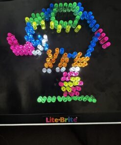Lite-Brite Classic, Favorite Retro Toy - Create Art with Light, STEM, Educational Learning, Holiday, Birthday, Gift, Boys, Kid, Toddler, Girls Age 4+ Lite Brite Classic 29 71BRXoT9F1L