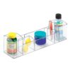 iDesign 43030 Med+ 12" Plastic Divided Vanity Medication and Bathroom Accessory, 12" x 3" x 3.5", Multi-Level Organizer 54 71BS3gPnAnL