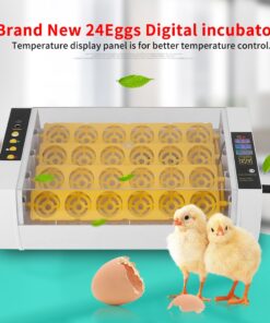 Alternative view of 24 Eggs Incubator with Digital & Automatic Temperature Control Functions, Chicken Chick Hatcher Designed for Chickens Ducks Birds 18 X 7 X 12inch