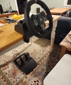 Logitech G920 Driving Force Racing Wheel and Floor Pedals, Real Force Feedback, Stainless Steel Paddle Shifters, Leather Steering Wheel Cover for Xbox Series X|S, Xbox One, PC, Mac - Black 47 71BTKHYU0yL