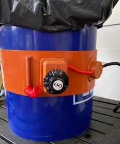 Duda Diesel PHS Small Silicone Pail Heater Adjustable Thermostat 450W 110V/120V 790 mm x 102 mm, 4" Height, 0.06" Width, 31.1" Length 9 71BTXeQbzbL