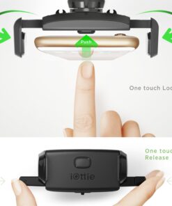 iOttie Easy One Touch Mini Air Vent Car Mount Holder Cradle for iPhone Xs Max R 8 Plus 7 Samsung Galaxy S10 E S9 S8 Plus Edge, Note 9 & Other Smartphone, 2.2 x 4.8 x 5.7 inches 25 71BTiN8X7PL 1