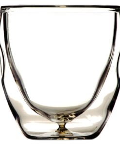 Ozeri Moderna Artisan Series Double Wall Beverage and Espresso Shot Glasses, 2-Ounce, Set of 4 4 Count (Pack of 1) Clear 17 71BToKnKyXL