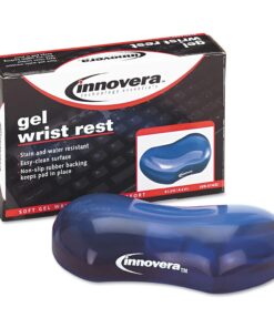 Innovera IVR51432 Gel Mouse Wrist Rest - Blue 5 71BU4gL1vL