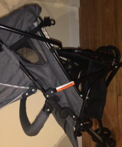 Dream On Me Volgo Twin Umbrella Stroller in Gray, Lightweight Double Stroller for Infant & Toddler, Compact Easy Fold, Large Storage Basket, Large and Adjustable Canopy 44 71BUDQ0NhAL 1