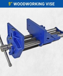 Alternative view of Yost Vises M9WW Rapid Action Woodworking Vise | Quick Release Lever for Quick Adjustments | 9 Inch Jaw Width | Made with Heavy-Duty Cast Iron | Blue Yost M9WW