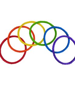 Aqua Classic Dive Rings, 6 Pack, Pool Toys for Kids, Toddlers, Teens, Pool Game, EZ Grab Large Diameter Swim Diving Rings, Red (AQT4953) Aqua Dive Rings 6-pack 13 71BV1AtGEvL