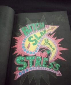 Make Life Your Bitch: Motivational adult coloring book. Turn your stress into success! (Midnight Edition) 91 71BWFuExWUL