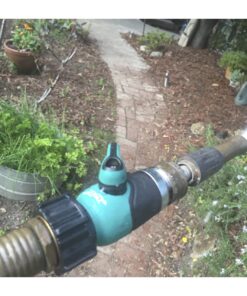 Garden Hose Shut Off Valve, Garden Hose Connector, Water Hose Shut Off Valve, Hose Valve Shut Off, Shut Off Valve for Garden, Garden Hose Shut off valve Heavy Duty 0° Straight 26 71BXMaQItyS