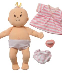Manhattan Toy Baby Stella Soft First Baby Doll for Ages 1 Year and Up, 15", Peach In Retail Packaging 20 71BXlA4KCL